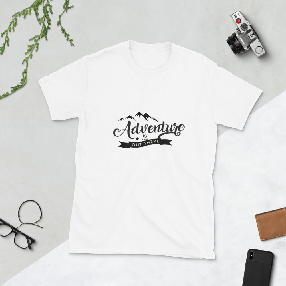 Adventure is out there Short-Sleeve Unisex T-Shirt Short-Sleeve Unisex T-Shirt